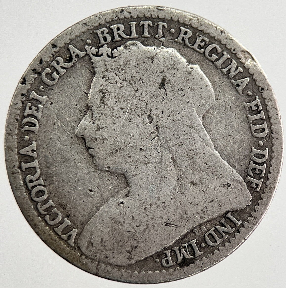 1898 Victoria Threepence Silver Coin | Collectable Grade | a8823