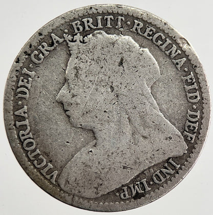 1898 Victoria Threepence Silver Coin | Collectable Grade | a8823