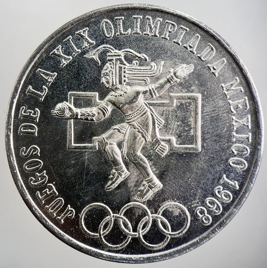 1968 Mexico 25 Pesos Silver Coin | Very High Grade | a877