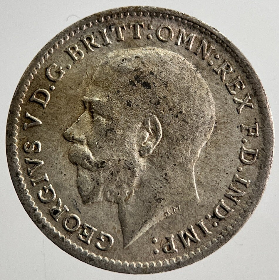 1921 George V Threepence Silver Coin | Very High Grade | a8632