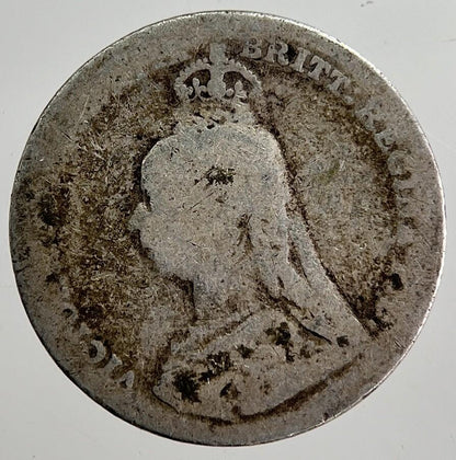 1891 Victoria Threepence Silver Coin | Collectable Grade | a8685