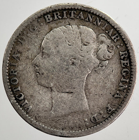 1886 Victoria Threepence Silver Coin | Collectable Grade | a8668