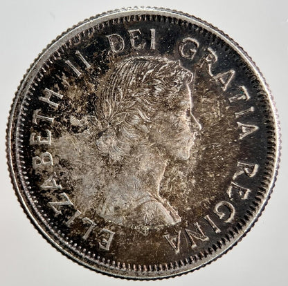 1962 Canadian 25 Cents Silver Coin | Fine Collectable Grade | a824