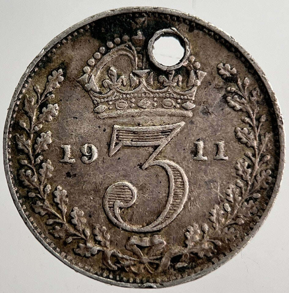 1911 George V Threepence Silver Coin | Very High Grade | a8633