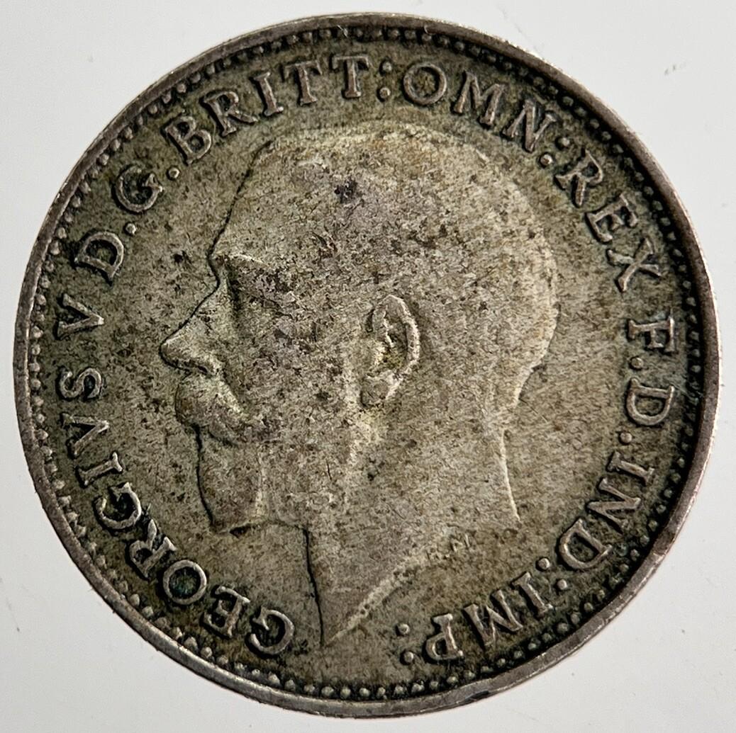 1921 George V Threepence Silver Coin | Very High Grade | a8630