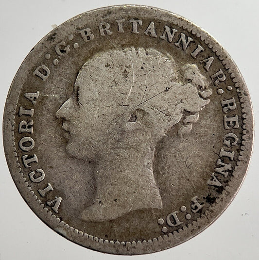 1874 Victoria Threepence Silver Coin | Collectable Grade | a8686