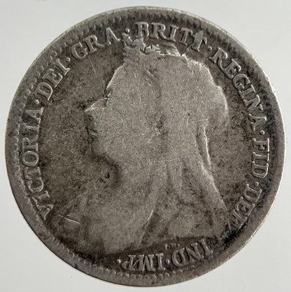 1897 Victoria Threepence Silver Coin | Fine Collectable Grade | a8485