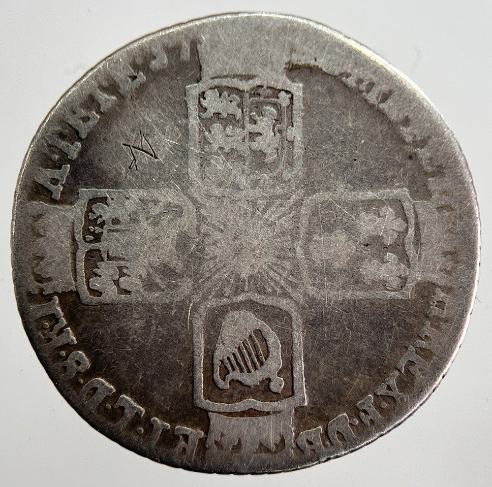 British George II 2nd Sixpence Silver Coin | Collectable Grade | a8795