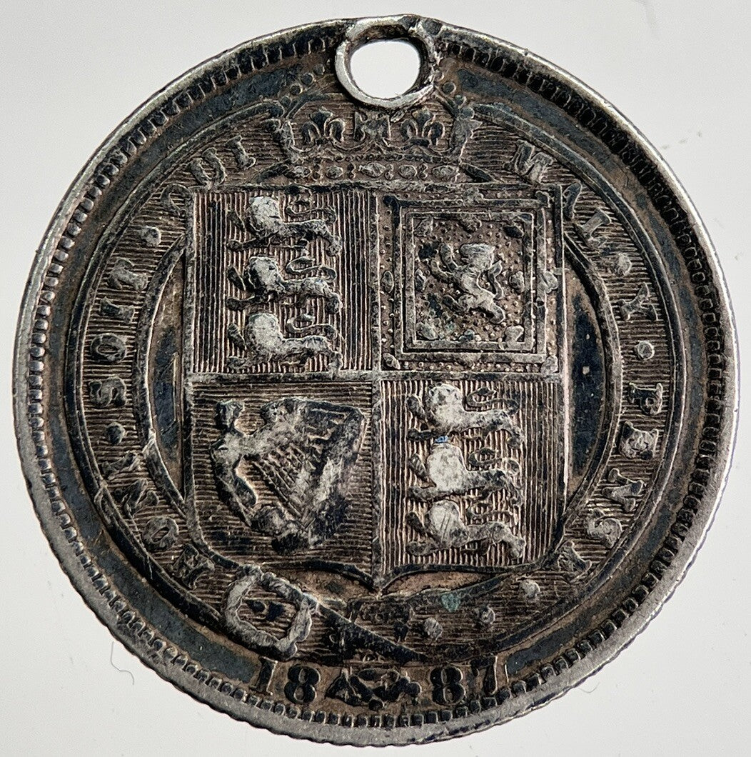 1887 Victoria Sixpence Silver Coin | Collectable Grade | a8460