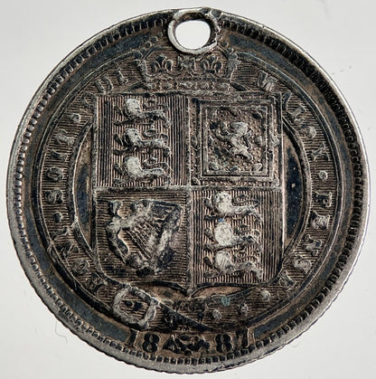 1887 Victoria Sixpence Silver Coin | Collectable Grade | a8460