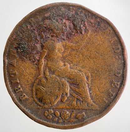 1854 Victoria Half-Penny Coin | Collectable Grade | a9037