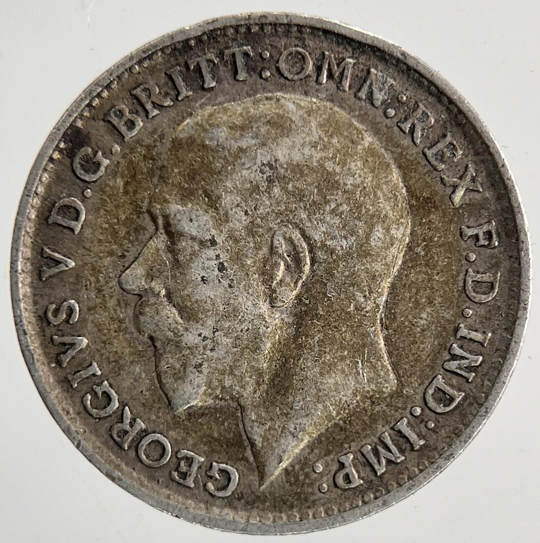 1918 George V Threepence Silver Coin | Fine Collectable Grade | a6899