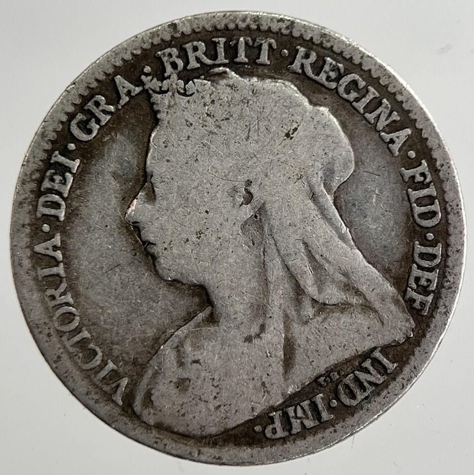 1894 Victoria Threepence Silver Coin | Collectable Grade | a8820