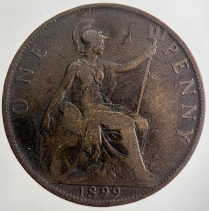 1899 Victoria One Penny Coin | Collectable Grade | a9000