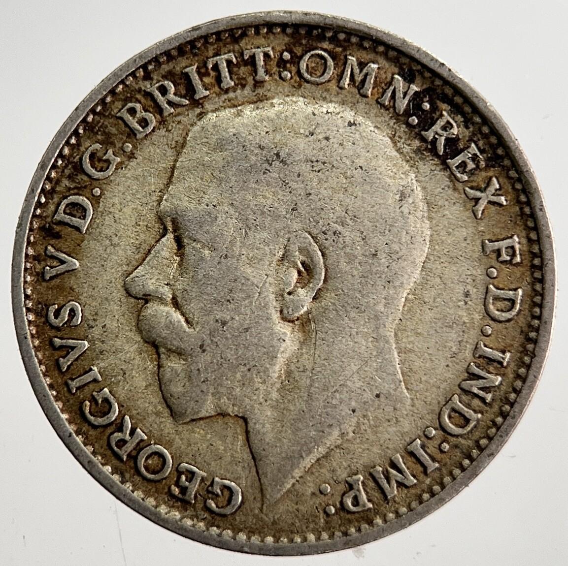 1922 George V Threepence Silver Coin | Fine Collectable Grade | a8627