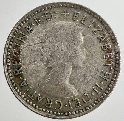 1958 Australia Sixpence Silver Coin | Fine Collectable Grade | a8525