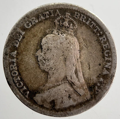 1891 Victoria Threepence Silver Coin | Collectable Grade | a8665