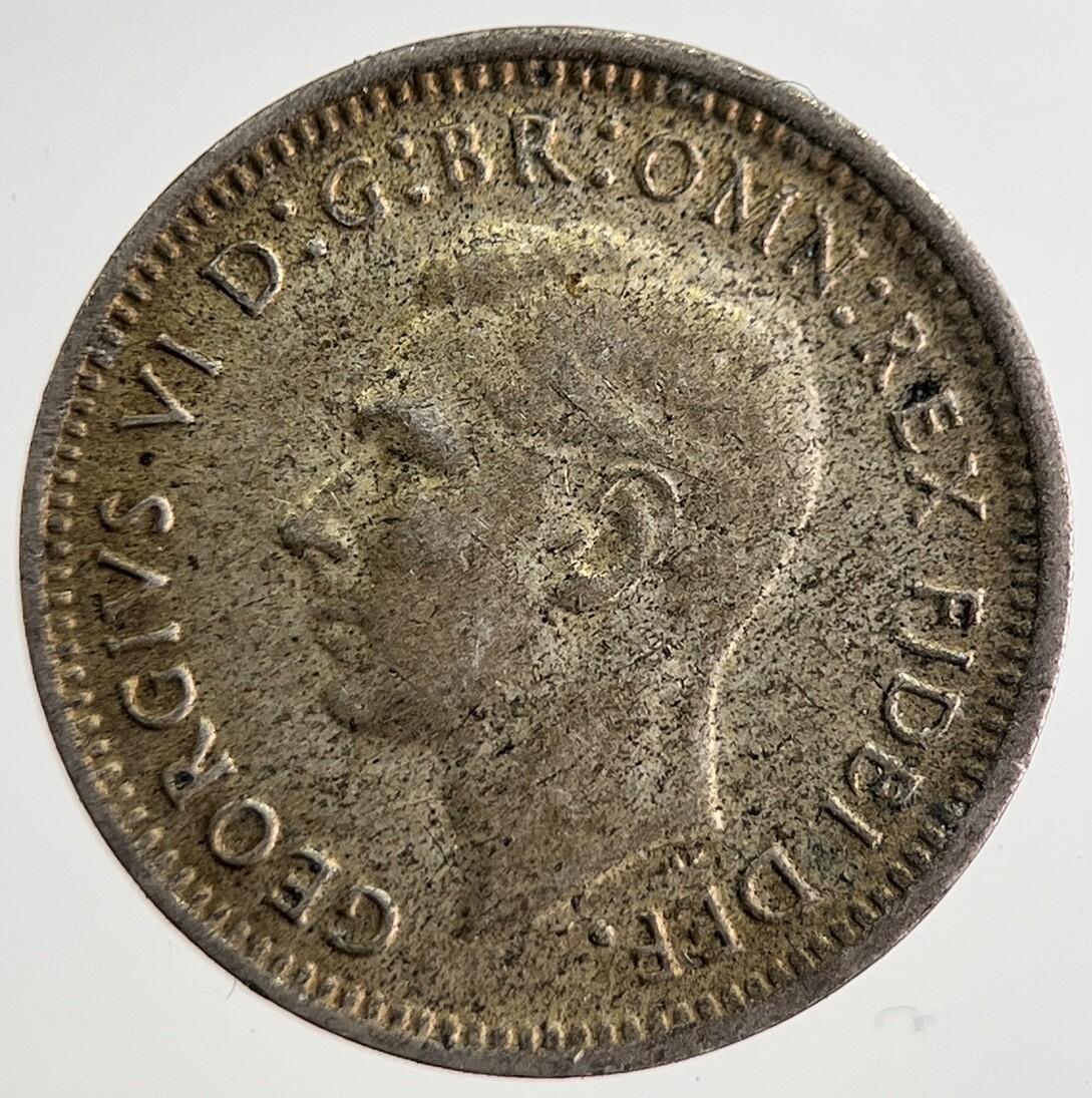 1952 Australia Threepence Silver Coin | Fine Collectable Grade | a8520