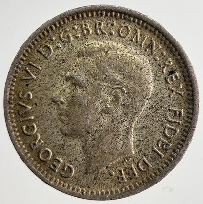 1952 Australia Threepence Silver Coin | Fine Collectable Grade | a8520