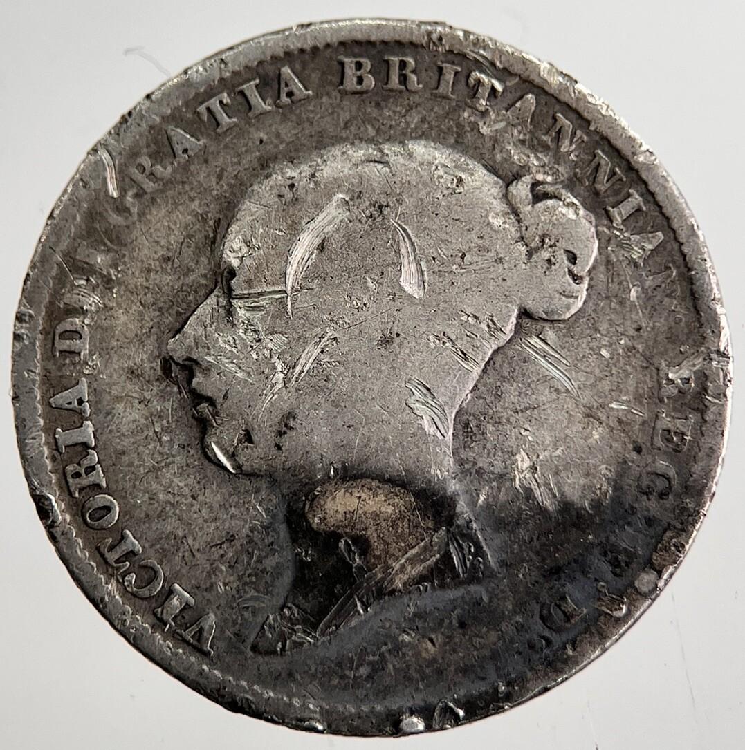 1842 Victoria Sixpence Silver Coin | Collectable Grade | a8641