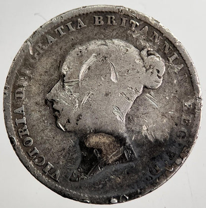 1842 Victoria Sixpence Silver Coin | Collectable Grade | a8641