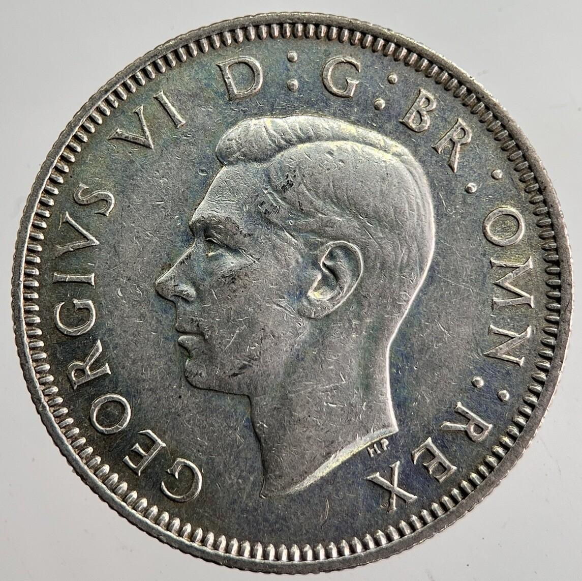 1946 George VI British Shilling Silver Coin | Very Fine Grade | a8695