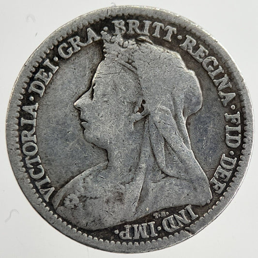 1898 Victoria Threepence Silver Coin | Collectable Grade | a8830