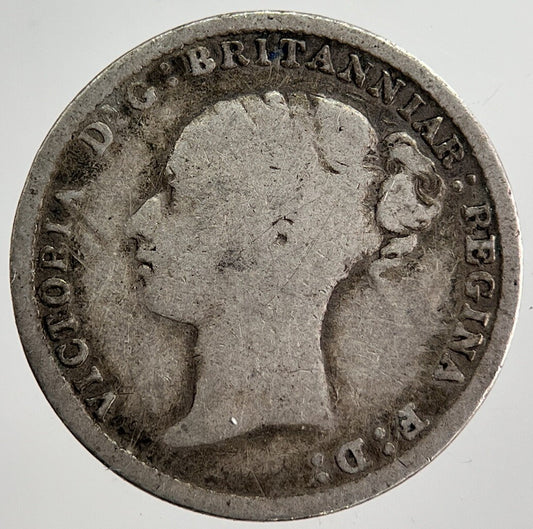 1883 Victoria Threepence Silver Coin | Collectable Grade | a8687