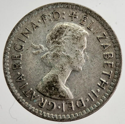 1957 Australia Threepence Silver Coin | Fine Collectable Grade | a8522