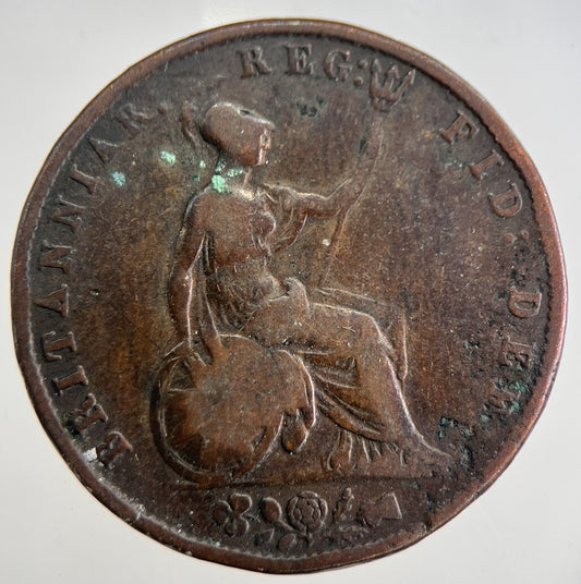 1853 Victoria Half-Penny Coin | Collectable Grade | a8995