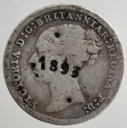 1879 Victoria Threepence Silver Coin | Collectable Grade | a8829