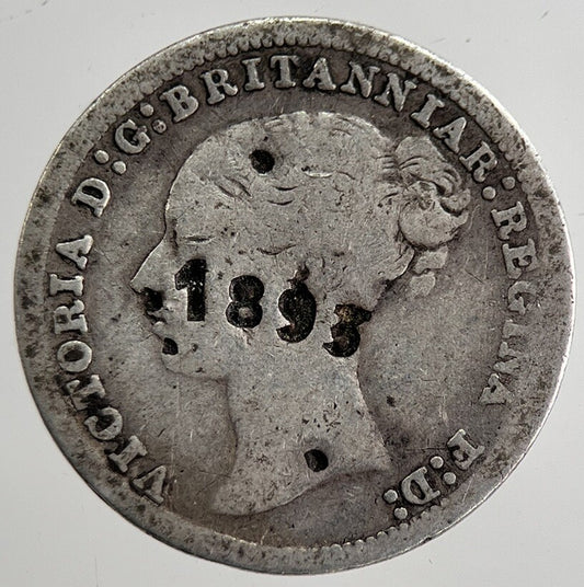 1879 Victoria Threepence Silver Coin | Collectable Grade | a8829