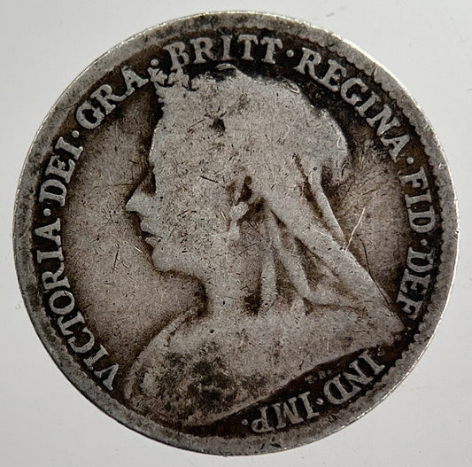 1895 Victoria Threepence Silver Coin | Collectable Grade | a8672