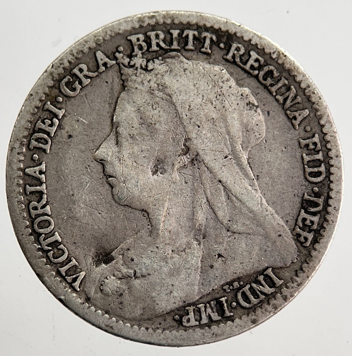 1899 Victoria Threepence Silver Coin | Collectable Grade | a8671