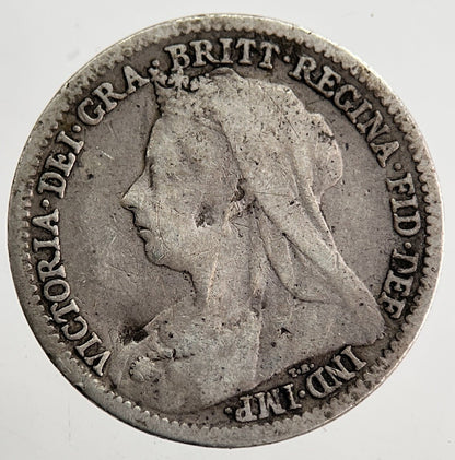 1899 Victoria Threepence Silver Coin | Collectable Grade | a8671