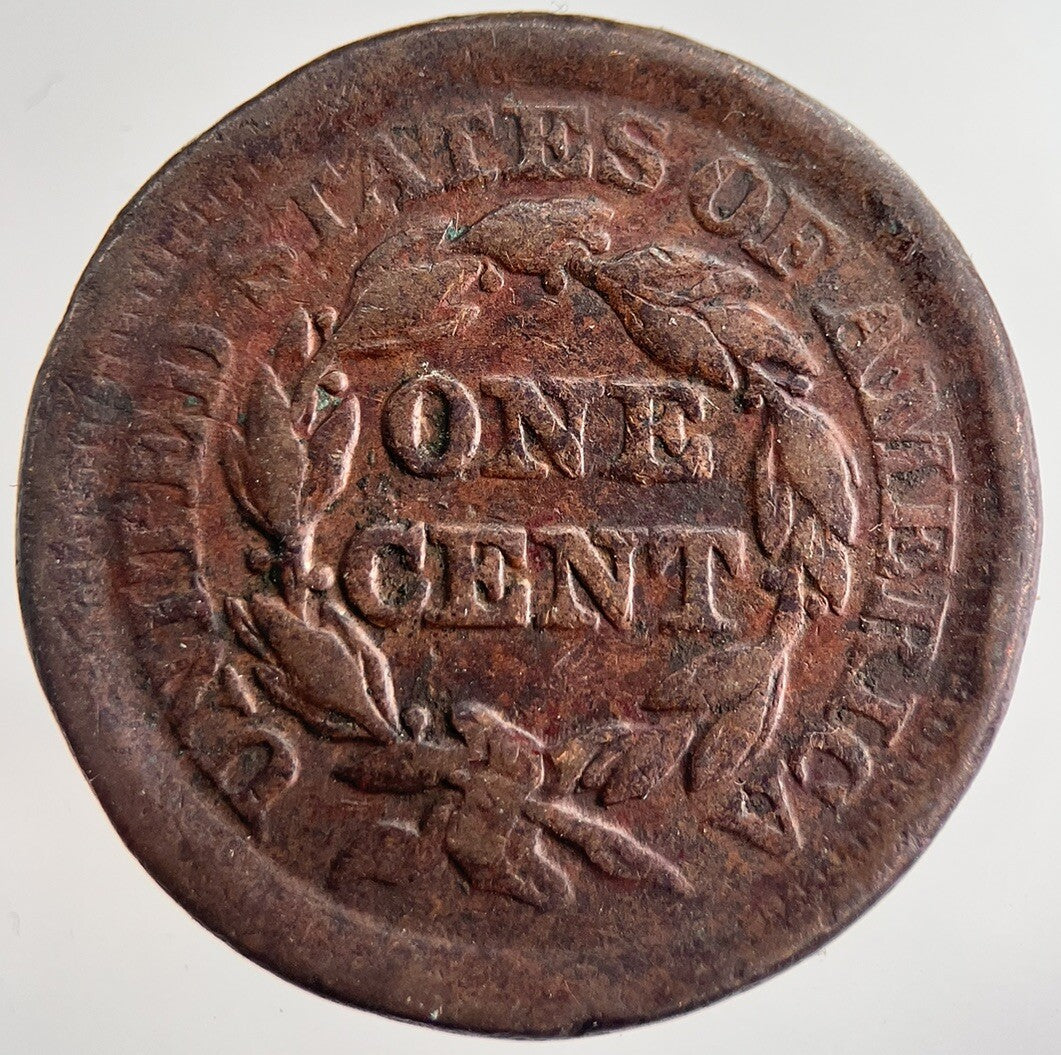 1854 US USA Large 1 One Cent Coin | Collectable Grade | a8968