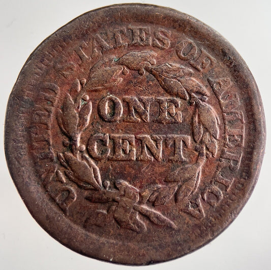 1854 US USA Large 1 One Cent Coin | Collectable Grade | a8968