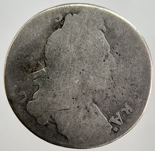 British William III 3rd Sixpence Silver Coin | Fair Grade | a8794