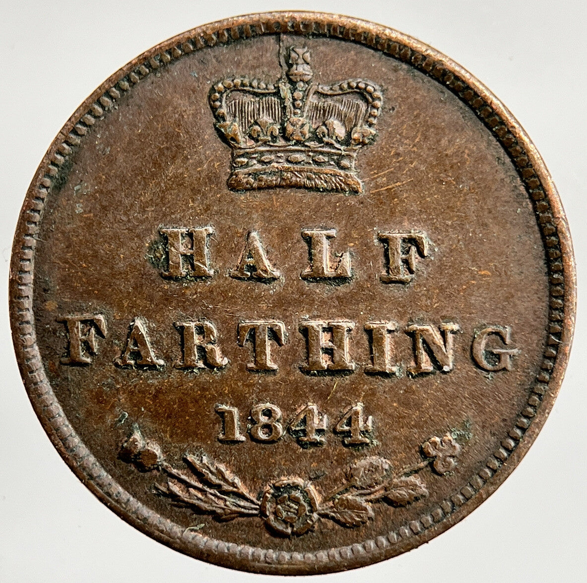 1844 Victoria Half Farthing Coin | Very High Grade