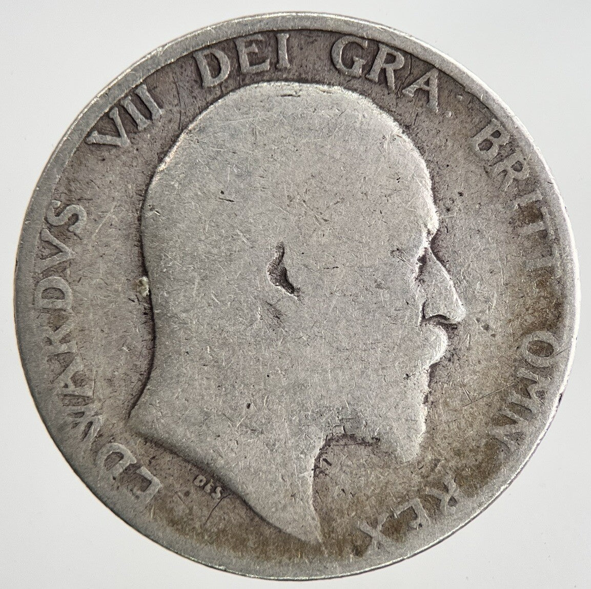 1910 Edward VII Shilling British Silver Coin | Fair Grade | a6970