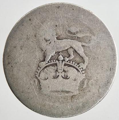 1910 Edward VII Shilling British Silver Coin | Fair Grade | a6970