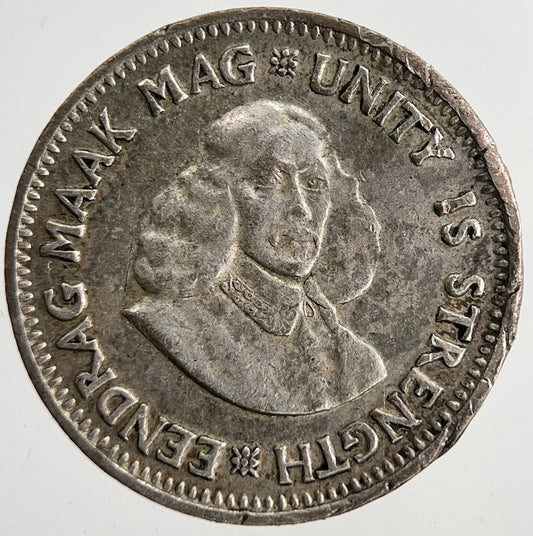 1961 South Africa Threepence 2 1/2c Silver Coin | Fine Collectable Grade | a6978