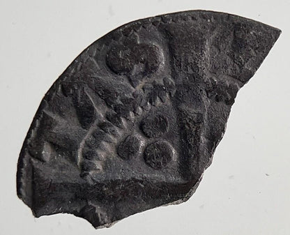 British Edward I 1st Half-Penny Hammered Silver Coin | Collectable Grade | a6928