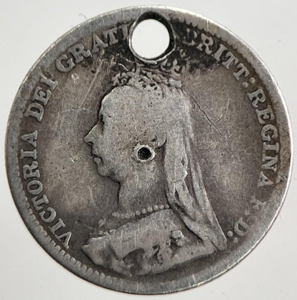 1892 Victoria Threepence Silver Coin | Collectable Grade