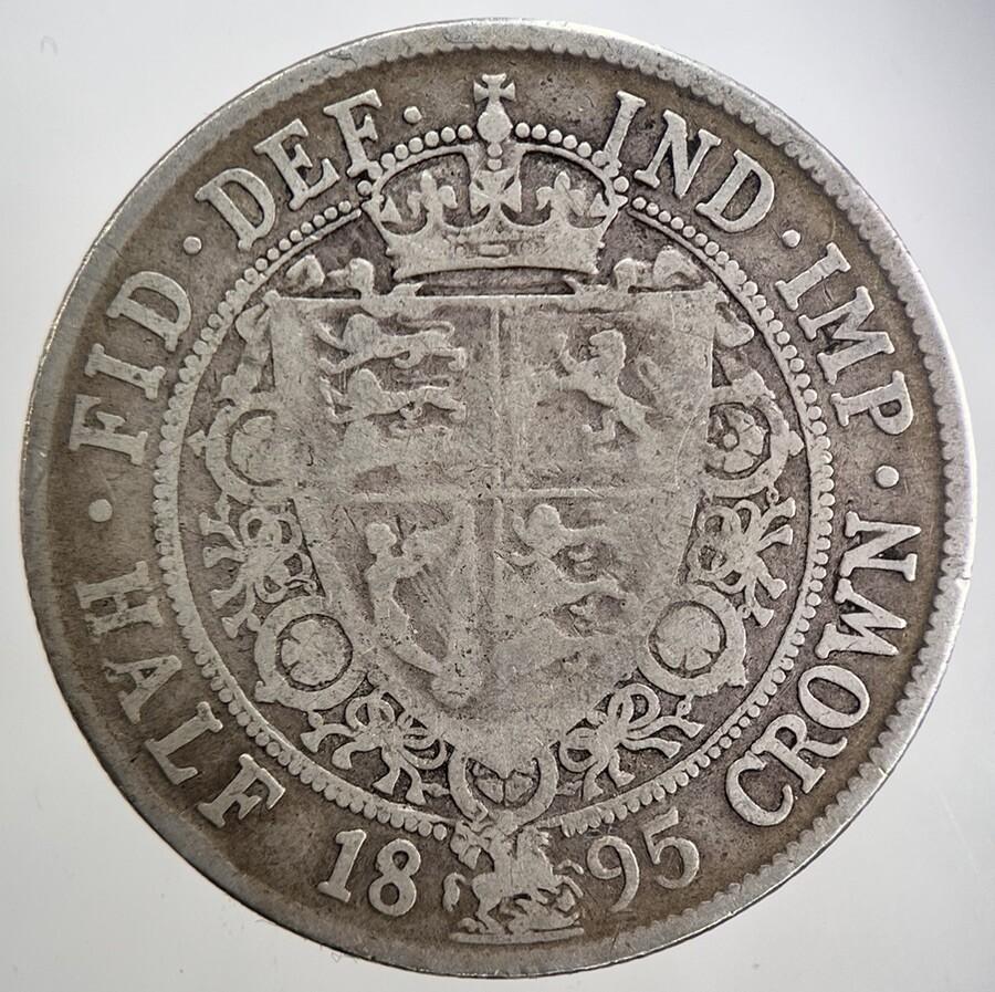 1895 Victoria Half-Crown Silver Coin | Collectable Grade