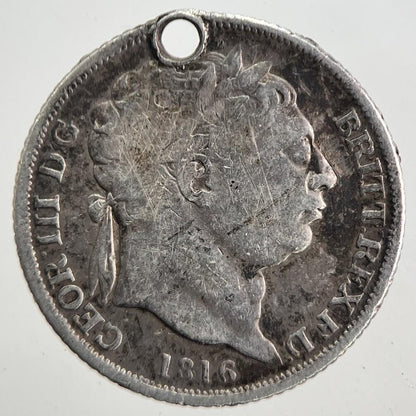 1816 George III 3rd Sixpence Silver Coin | Collectable Grade