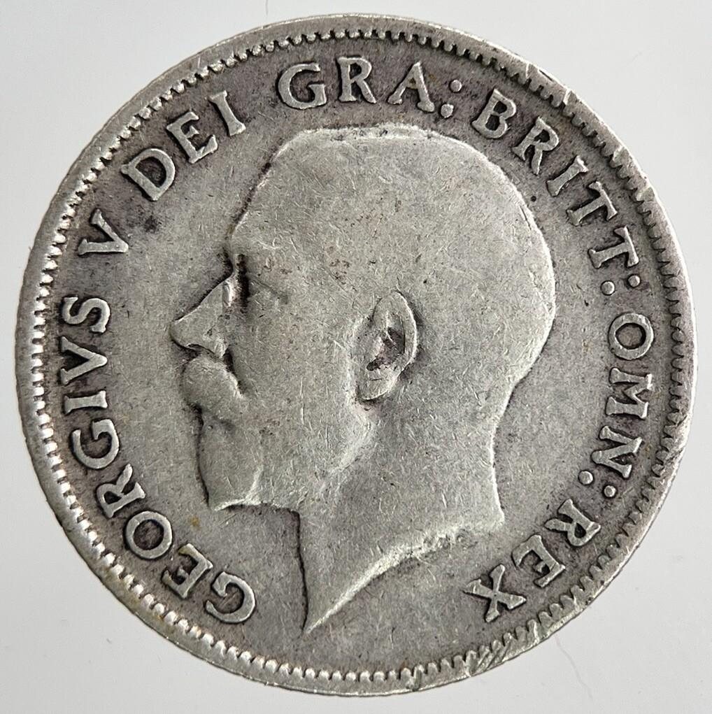 1911 George V Sixpence Silver Coin | Fine Collectable Grade | a6967