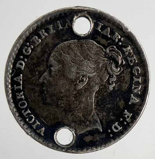 1860 Engraved Victoria Maundy One-Pence Silver Coin | Very High Grade | a6953