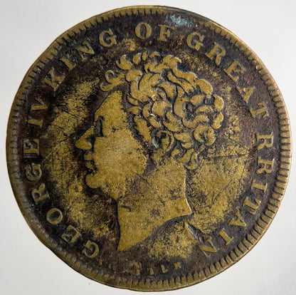 1830 George IV Commemorative Death Medal Token | Fine Collectable Grade | a6955