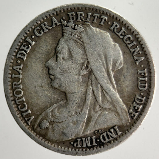 1899 Victoria Threepence Silver Coin | Fine Collectable Grade